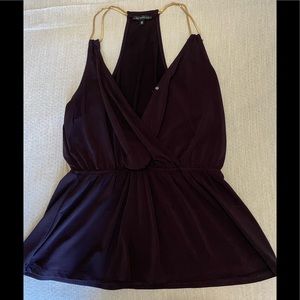 Dynamite purple dressy tank top